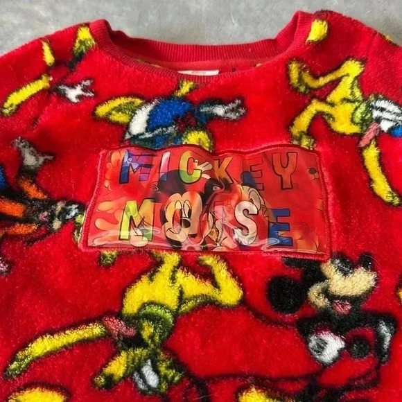 Disney - Mickey  Mouse - plush pullover sweater. Size 6-9 months - Picture 2 of 6